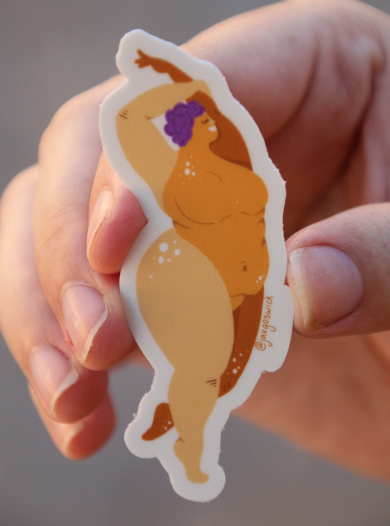 Fat Lady Stickers