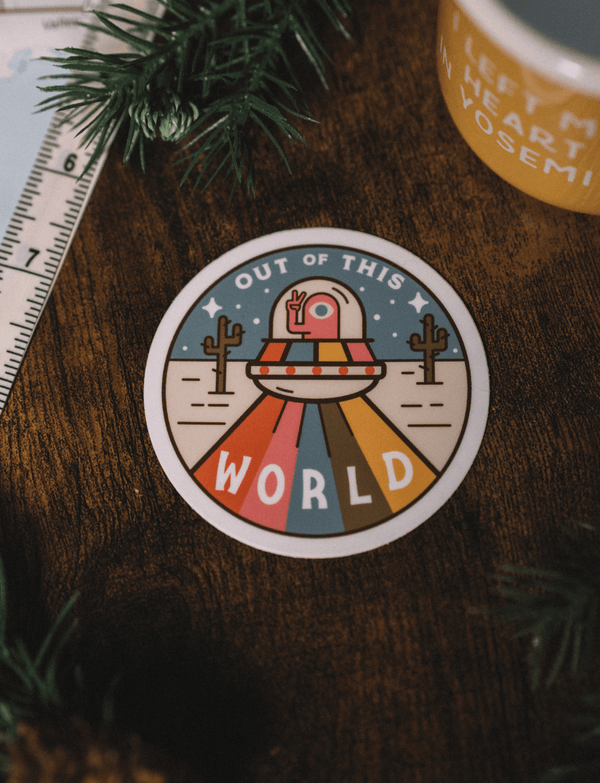 Out Of This World Sticker